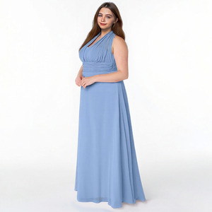 TEENYEE Custom Designer Chiffon multivie Infinite <span class=keywords><strong>damigelle</strong></span> d'onore abito con scollo all'americana abito da festa per il <span class=keywords><strong>matrimonio</strong></span> - Product Image 6