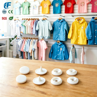 Boutons-pression en plastique ABS écologiques, durables, résistants à l'usure, brillants/mats, attaches lisses blanches pour vêtements de bébé