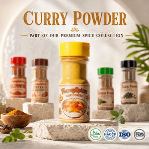 Poudre de Curry en Gros B2B – Bouteille de Poudre d'Assaisonnement pour la Restauration et les Marques de Kits Repas - Product Image 1