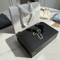 Boîte en carton carrée recyclable sur mesure pour vêtements et cadeaux