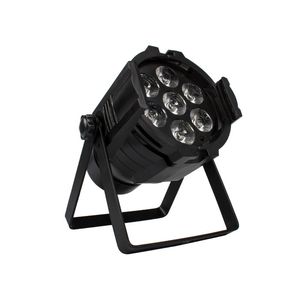 Luminaria LED Par 7x18W de Aluminio Delgado RGBWA+UV DMX512 IP33 para Escenarios y Hogares Inteligentes, Ideal para Entretenimiento Profesional en el Hogar - Product Image 2