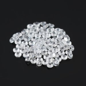 Pierre précieuse en zircon blanc naturel Yashee, 1,30 mm, taille brillant ronde, pierres lâches pour la fabrication de bijoux - Product Image 3