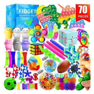 24 Piece 2pc 30pcs Rs Packs Whole <b>Fidget</b> Toys <b>Set</b> 100 Poppet Keychain Advent Calendar Popit Adult Heart <b>Fidget</b> Toys - Product Image 2