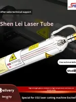 Tabung Laser Shanghai Shenlei 60W 80W 100W 130W 150W Daya Tinggi CO2 10.6um Aksesoris Mesin Pemotong dan Pengukir 4.5kg