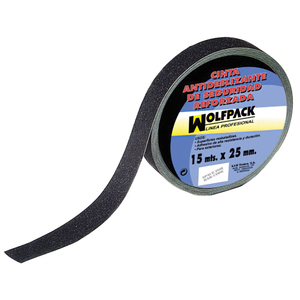 Nastro antiscivolo nero 15 m x 25 mm. Per Uso Domestico - Product Image 1