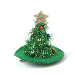 2024 Nieuwe Ontwerp Kerst Haarclips Kerst Haaraccessoires Custom Kerstboom Clip Alligator Haarclip Voor Vrouwen Meisjes