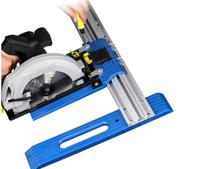 Scie circulaire facile à couper, scie circulaire sur Rail, convertisseur de scie, Base de Machine à découper, outils de coupe de positionnement pour le travail du bois