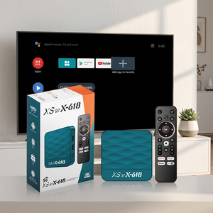 4K UHD Android 12 TV Box XS97 X-618 Built-in BT Voice Control Remote Media Player Streaming Box Wholesale - Product Image 1