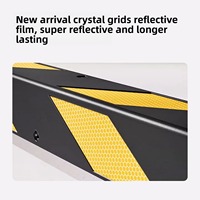 Protections d'angle en caoutchouc réfléchissant de qualité ingénierie Renda, bandes anti-collision murales, modèle HJ, pour la sécurité des bords de garage de stationnement, fabriquées en Chine