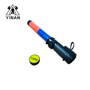 30厘米夜间多功能防抱死制动系统发光二极管交通警棍塑料安全巡逻蜂鸣器带交通管理警示灯棒 - Product Image 1