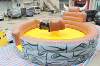 Machine de jeu de taureau mécanique gonflable pour adultes, certifiée CE, en PVC/Vinyle, pour usage commercial, idéale pour les carnavals et foires