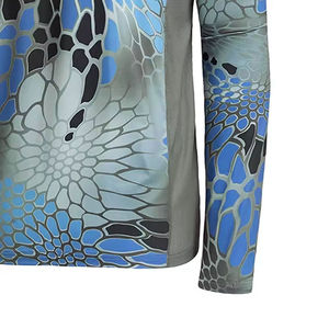 Maillot de pêche personnalisé de haute qualité UPF 50 à séchage rapide par sublimation, 100 % polyester, respirant, confortable, pull unisexe - Product Image 3