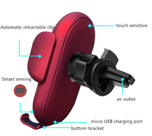 Chargeur de voiture magnétique intelligent à reconnaissance automatique avec charge rapide PD, rotation à 360 degrés et puissance de 15W pour smartphones - Product Image 2