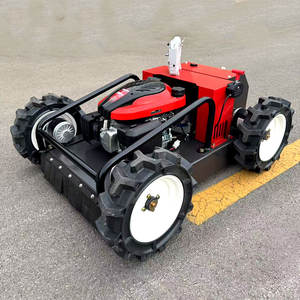 Cortacésped Robótico de Grado Industrial con Tracción en las 4 Ruedas, Autopropulsado, Motor de 4 Tiempos, 24V, Control Remoto Inalámbrico, Tractor de Jardín DIY - Product Image 4