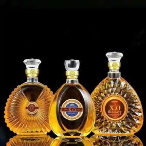 Luxus Custom Empty Crystal Gin Rum Brandy Spirit Whisky Wodka Schnaps 500 750ml Alkohol Flasche XO Glas Weinflaschen - Product Image 1