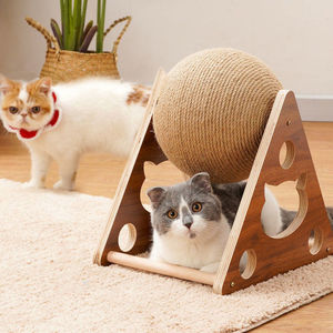 Balle à gratter en bois écologique pour chat - Product Image 5