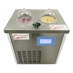İtalyan meyve dikey Gelato dondurma toplu dondurucu/meyve dikey sert dondurma makinesi/İtalyan buz makinesi