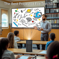 Proyector DLP BYINTEK P70 Recargable, Portátil, Inteligente, Android, Mini, 4K, 3D, WIFI, con Batería, para Cine en Casa