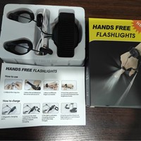 Lampe torche annulaire étanche IP65, rechargeable au poignet, lumière puissante pour la pêche nocturne et les réparations en extérieur