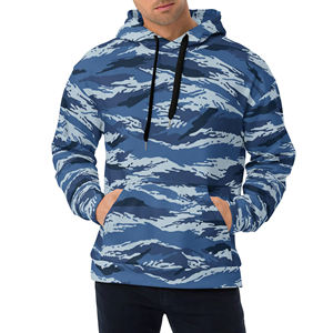Sweat à capuche camouflage pour hommes pour les activités de plein air d'hiver Doublure intérieure chaude et douce Design durable Impression numérique Polaire respirante - Product Image 1