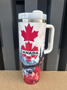 2026 pour Cheer <span class=keywords><strong>France</strong></span> Gobelets isothermes en acier inoxydable sous vide 40oz, thème Football, écologiques, pour voyage et bureau - Product Image 4