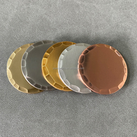 Marqueurs de balle de golf personnalisés en cuivre et laiton martelé de 40 mm avec logo sur mesure et couleur personnalisée