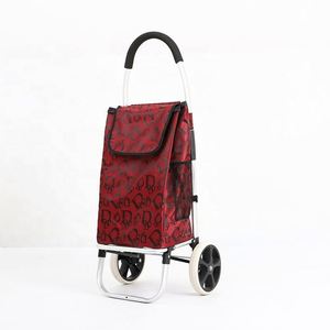 Tianyu G-01 xách tay gấp hai bánh giỏ mua hàng với thép & Khung nhôm PP lưới giỏ - Product Image 2