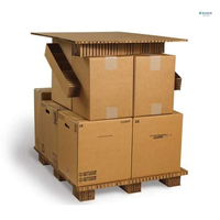 Emballage en carton en papier kraft nid d'abeilles personnalisé, recyclable et durable pour les entreprises d'électronique