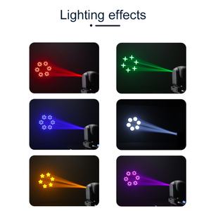 Lámpara LED Móvil de 100w con Diseño Popular, Luz de Escenario con Cabezal Móvil DMX 4 en 1 - Product Image 6