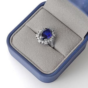 Juego de Cajas de Joyería de Cuero PU de Lujo FANXI - Estuches de Almacenamiento para Anillos, Collares y Pulseras con Forro de Microfibra - Product Image 5