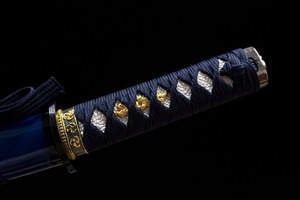 Wakizashi Artigianale Longquan Seconda Generazione in Bambù <span class=keywords><strong>Amaro</strong></span>, 55cm, Temperato in Argilla, Spada Corta Samurai di Alta Qualità, Regalo, Oggetto di Scena Cosplay - Product Image 6