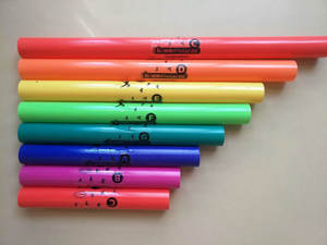 Herramientas de Enseñanza Musical, Percusión, Instrumento Diatónico Primario Afinado, Whackers Primarios, Juego de Tubos de Sonido de Plástico de 8 Tonos - Product Image 4