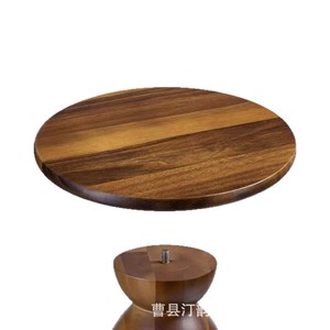 Acacia wood cake tray, creative dining table bread and snack display <b>rack</b>, retro tea tray, dessert and cake <b>plate</b> - Product Image 5