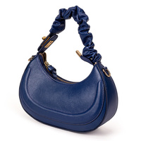 Sacs à bandoulière demi-lune tendance en cuir PU pour femme, sacs à main personnalisés pour usage quotidien, sacs sous le bras en cuir PU végétalien pour femme