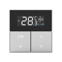 Panneau de commande intelligent KNX/EIB, ultra-fin 8 mm, gravé CNC, détection de proximité, 8 touches, interrupteur mural en métal KNX, bouton-poussoir