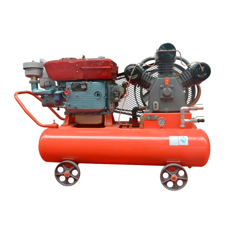Mandiwi Novo Compressor de ar a diesel para mineração, pistão de 3.5m3/min 7bar, motor de motor confiável MDW-W3128