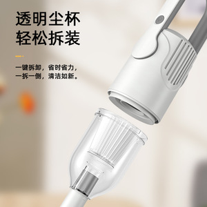 Handheld Vacuum Cleaner With Transparent Dust Bin Easy Disassembly Cordless For Home Use - Product Image 1