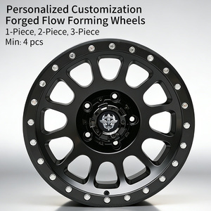 Rines FLowtone de 17 Pulgadas Negros 5x127mm 5x150mm, Rines Todoterreno de Aleación para Automóviles, 17" 5 Orificios para Jeep Dodge <span class=keywords><strong>Lincoln</strong></span> Cruiser - Product Image 2