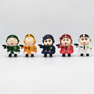5 pièces/ensemble Crayon Shin-chan Cos espace Force de défense uniforme PVC Anime Figure pour receveur boîte à oeufs Gashapon jeu Machine prix jouet - Product Image 6