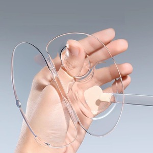 Portable Acrylic <b>Foundation</b> <b>Palette</b> With Mixing Spatula For Makeup Artists Face Use - Product Image 1