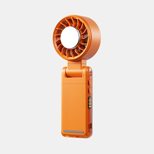 Ventilateur de table personnel USB à piles, petit ventilateur de bureau, cadeau de mariage, meilleur rapport qualité-prix, ventilateur à main vert - Product Image 1