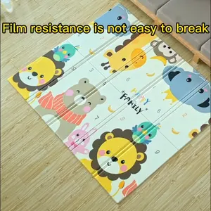 크롤링 소프트 Eva Tpu 메모리 폼 대형 어린이 유아 어린이 아기 놀이 퍼즐 방수 접이식 접이식 바닥 매트