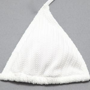 ชุดบิกินี่บราซิลลายเสือดาวพิมพ์ลายดอกไม้สำหรับผู้หญิง ชุดว่ายน้ำสองชิ้น ทำจากผ้าสแปนเด็กซ์/ไนลอน - Product Image 2