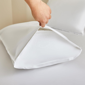 500 fils 100% <span class=keywords><strong>coton</strong></span> <span class=keywords><strong>satin</strong></span> tissu poche profonde pleine King size 4 pièces draps-housses ensembles <span class=keywords><strong>de</strong></span> literie en gros - Product Image 3