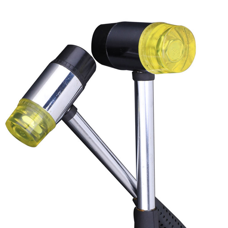 Martello A Doppia Testa Intercambiabile - Con 4 Teste Di Ricambio | Per Lavori Delicati Su Pelle E Gioielli