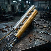 Nouveau type de fendeur de roche hydraulique à piston avec moteur AC et pompe pour l'exploitation minière et la démolition de béton, force de fendage élevée