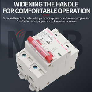 Фотоэлектрический выключатель постоянного тока mcb воздушный выключатель DZ47-125DC 2P125A протектор батареи 500V 1000V Solar - Product Image 3