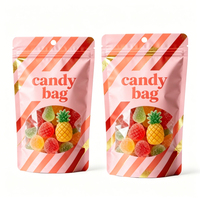 Sachets Doypack en plastique à faible densité de qualité supérieure Haodong avec fermeture éclair refermable pour bonbons gélifiés souples