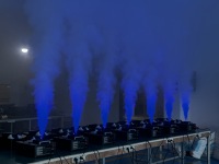 Machine à fumée SITERUI SFX 1500W 24*3W LED avec télécommande DMX, débit de 18000 pieds cubes/min, portée de fumée de 6-8m, réservoir de 2,5L, AC110V-220V, pour scène