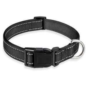 <span class=keywords><strong>Collar</strong></span> de Perro Resistente de Nailon Reflectante de Alta Resistencia, Collares de Nailon Lisos para Perros, Productos para Mascotas Más Vendidos - Product Image 2